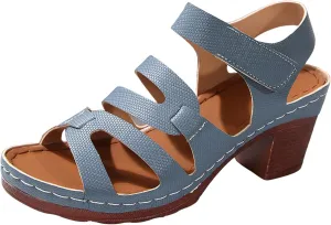 Women's Thick Heels Sandals Low Heels Open Toe Shoes Fashion Comfortable Casual Shoes for Dressy Daily Casual