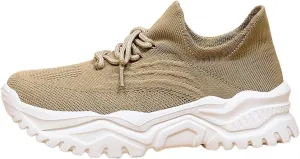 Womens Walking Shoes Lightweight Non Slip Running Shoes Breathable Mesh Athletic Sneakers Fashion Tennis Workout Sports Shoe for Women Men Indoor Outdoor