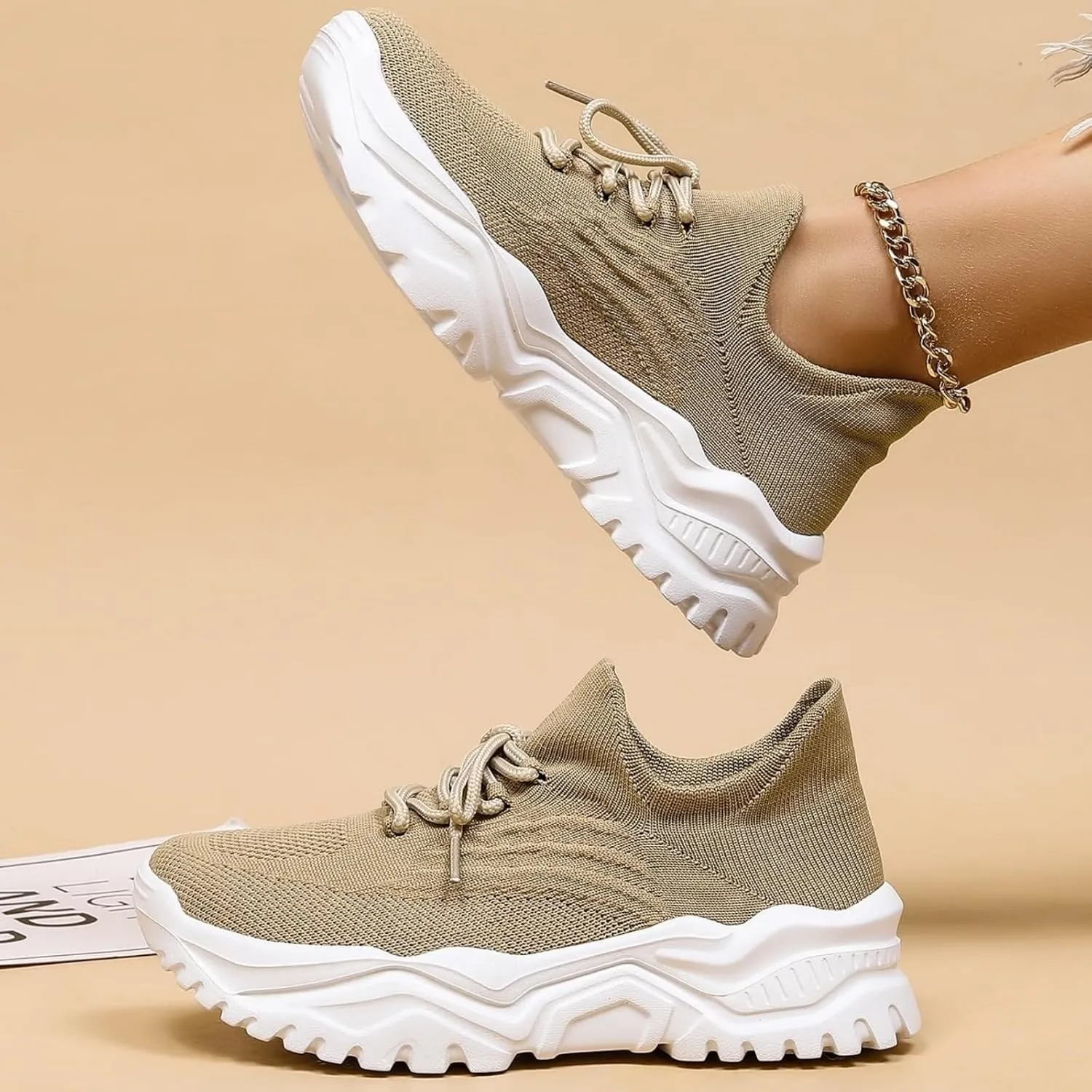Womens Walking Shoes Lightweight Non Slip Running Shoes Breathable Mesh Athletic Sneakers Fashion Tennis Workout Sports Shoe for Women Men Indoor Outdoor