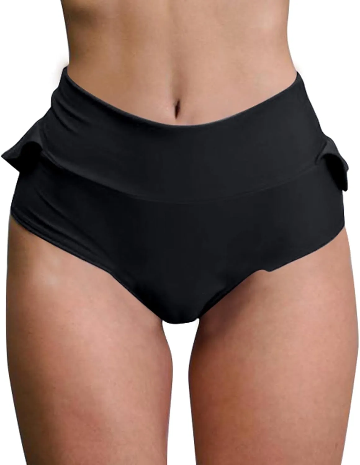 Womens Workout Shorts Seamless Scrunch Butt Gym Shorts Ruffle High Waisted Yoga Athletic Booty Shorts
