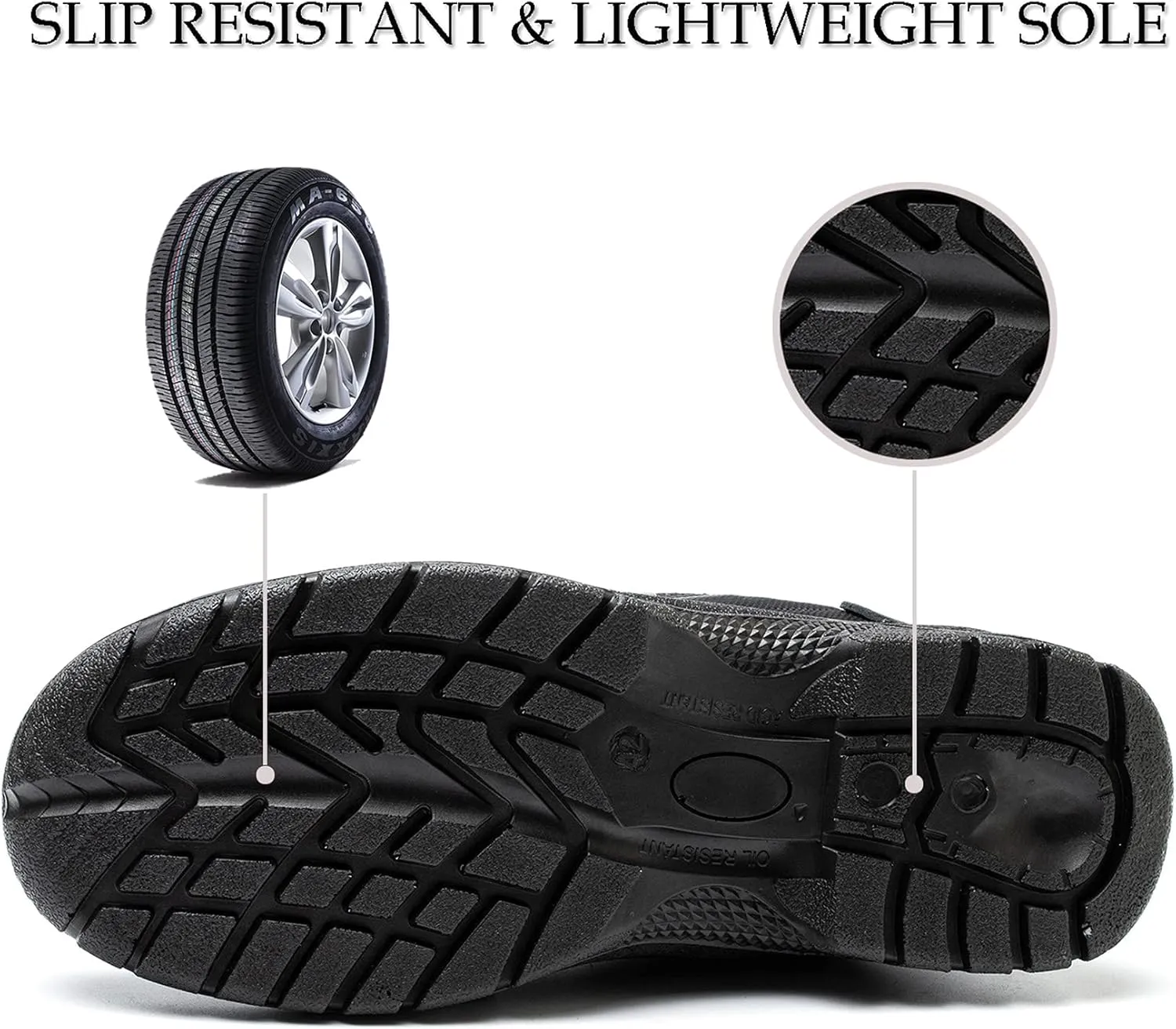 XUNRUO Steel Toe Boots for Men and Women, Work Safety Lightweight Sneaker Industrial and Construction Breathable Shoes