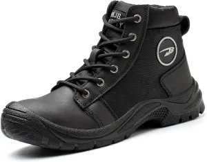 XUNRUO Steel Toe Boots for Men and Women, Work Safety Lightweight Sneaker Industrial and Construction Breathable Shoes