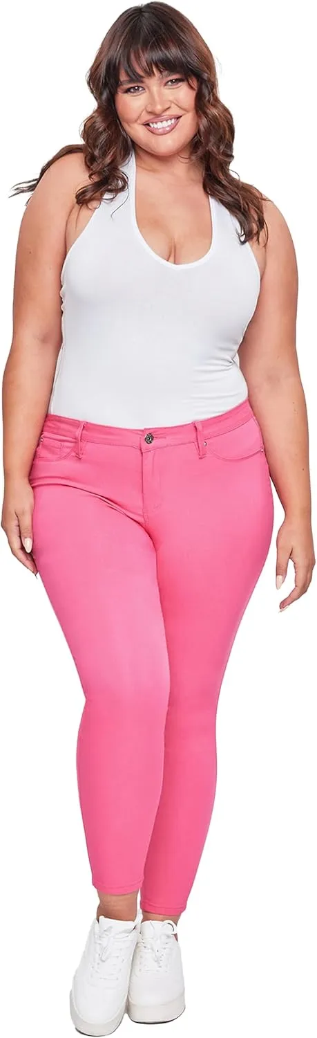 YMI Women's Hyperstretch Mid-Rise Skinny Jeans