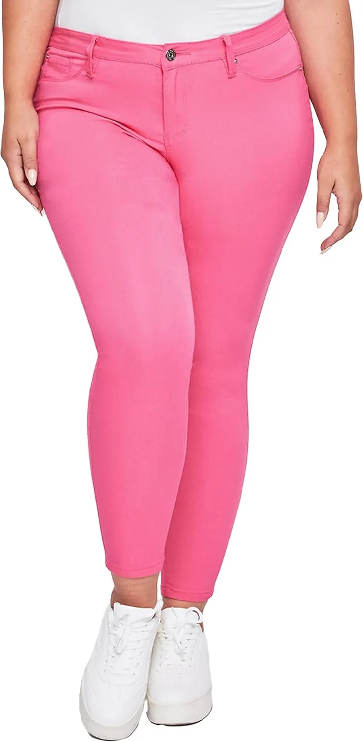 YMI Women's Hyperstretch Mid-Rise Skinny Jeans