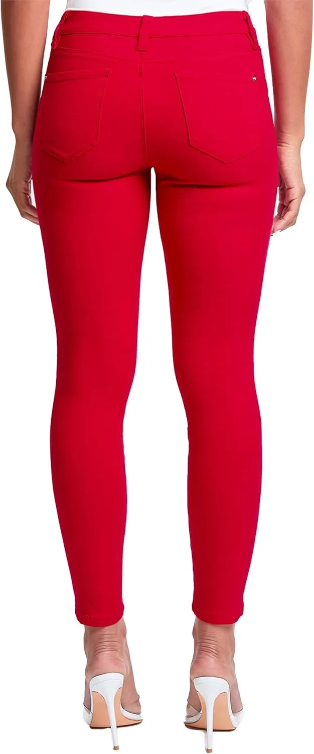 YMI Women's Hyperstretch Mid-Rise Skinny Jeans