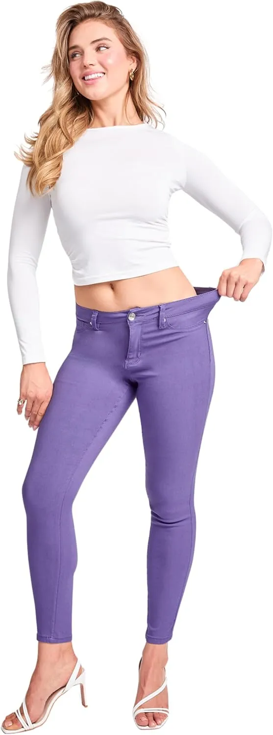 YMI Women's Hyperstretch Mid-Rise Skinny Jeans