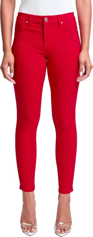 YMI Women's Hyperstretch Mid-Rise Skinny Jeans
