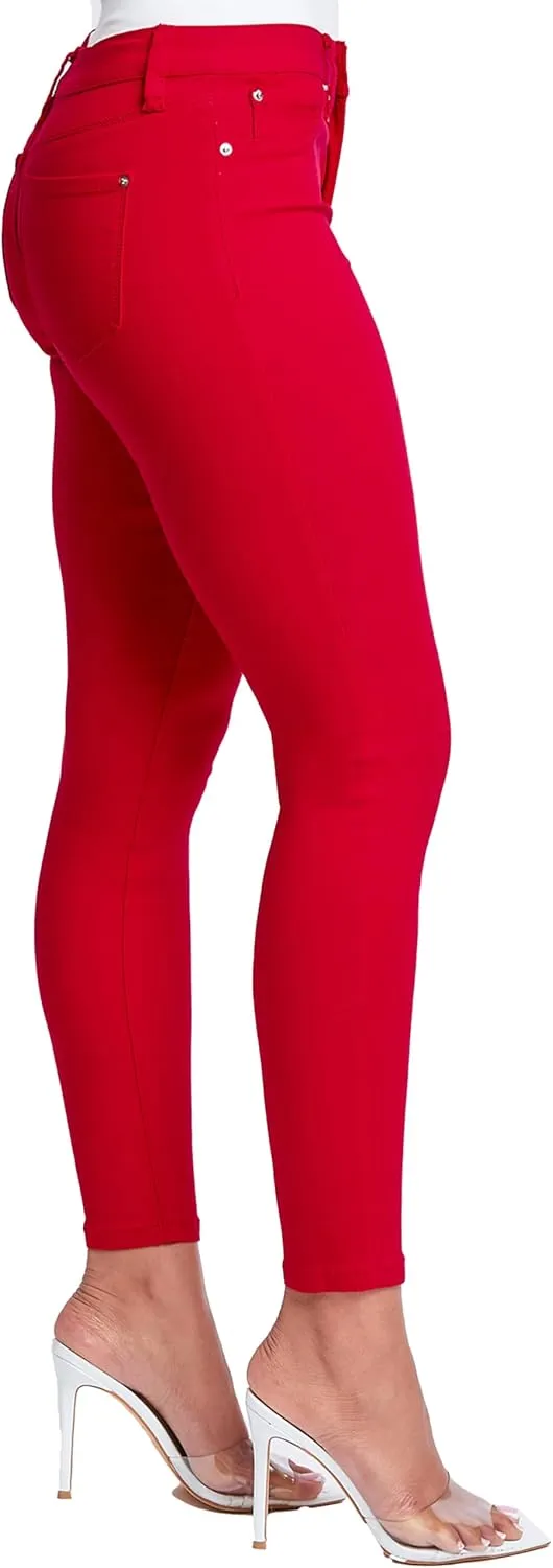 YMI Women's Hyperstretch Mid-Rise Skinny Jeans