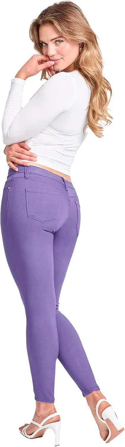 YMI Women's Hyperstretch Mid-Rise Skinny Jeans