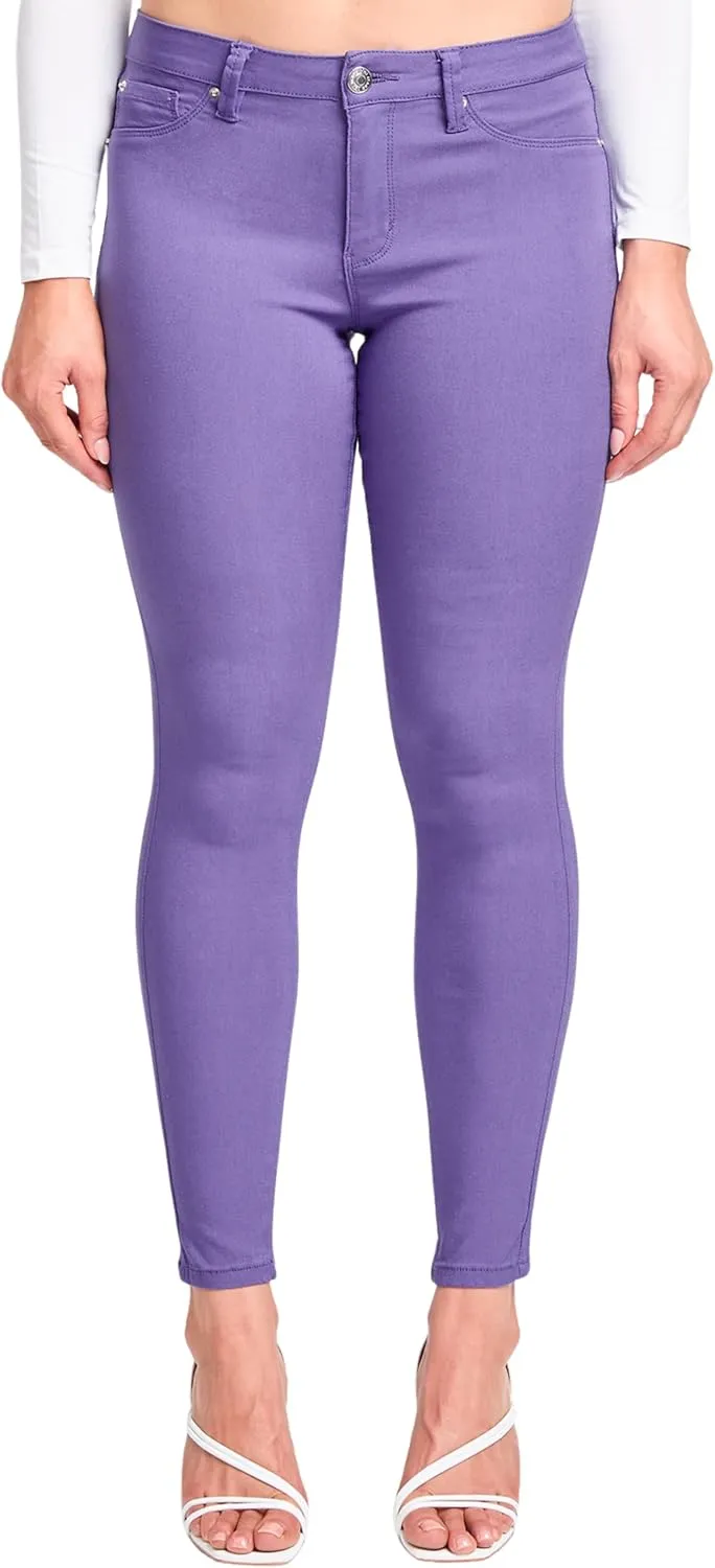 YMI Women's Hyperstretch Mid-Rise Skinny Jeans
