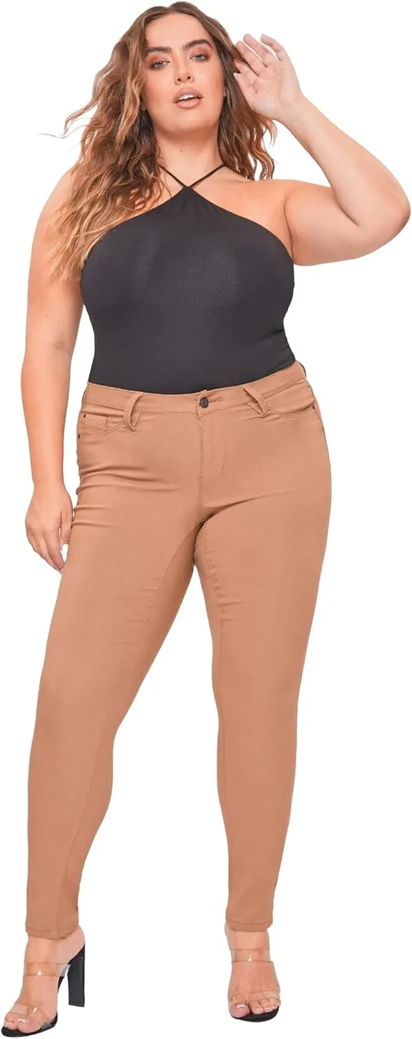 YMI Women's Hyperstretch Skinny Work Casual Mid-Rise Pants-P748931am