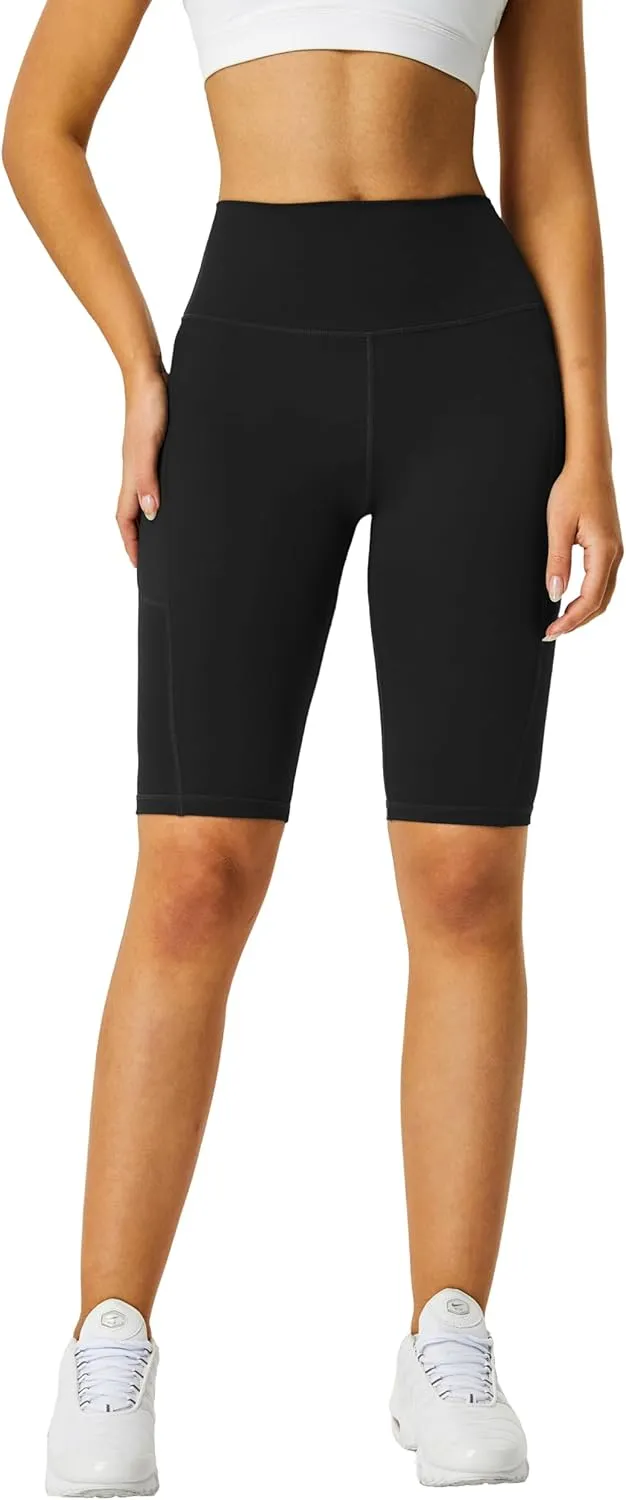 Zinmore Shorts Women High Waisted Yoga Shorts Sports Pants